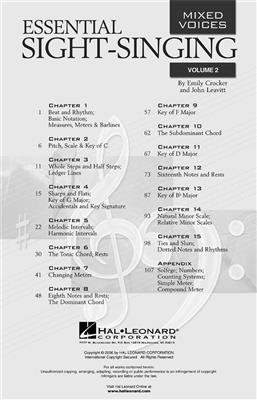 Essential Sight-Singing Mixed Voices - Volume 2