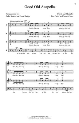 L. Carter: Good Old A Cappella: (Arr. Deke Sharon): Gemischter Chor A cappella