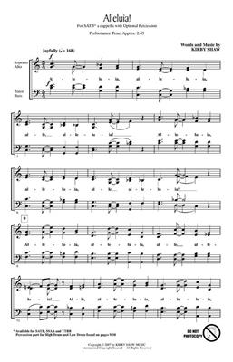 Kirby Shaw: Alleluia!: Gemischter Chor A cappella