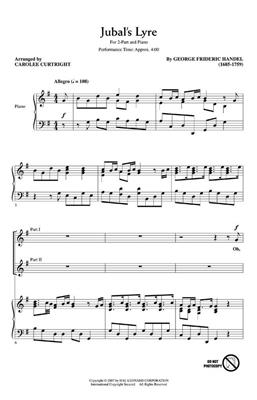 Georg Friedrich Händel: Jubal's Lyre: (Arr. Carolee R. Curtright): Frauenchor mit Begleitung
