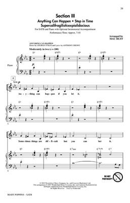 Mary Poppins: (Arr. Mac Huff): Gemischter Chor mit Klavier/Orgel