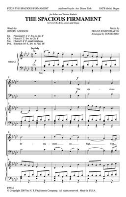 Franz Joseph Haydn: The Spacious Firmament: (Arr. Diane Bish): Gemischter Chor mit Begleitung