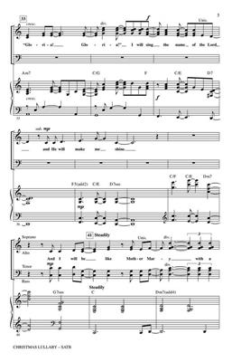 Jason Robert Brown: Christmas Lullaby: (Arr. Mac Huff): Gemischter Chor mit Begleitung