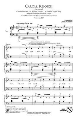 Carols, Rejoice!: (Arr. John Purifoy): Gemischter Chor mit Begleitung