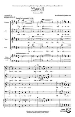 Wassail!: (Arr. Jerry Rubino): Gemischter Chor A cappella