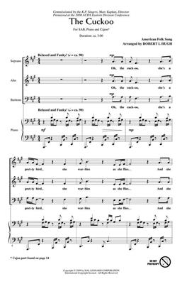 Traditional: The Cuckoo: (Arr. Robert I. Hugh): Gemischter Chor mit Begleitung