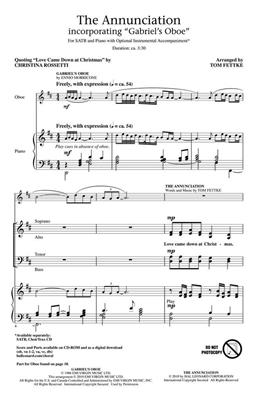 Ennio Morricone: The Annunciation: (Arr. Tom Fettke): Gemischter Chor mit Klavier/Orgel