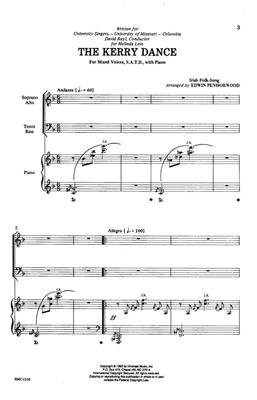Kerry Dance: (Arr. Edwin Penhorwood): Gemischter Chor mit Klavier/Orgel