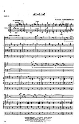 Marius Monnikendam: Alleluia!: (Arr. Marius Monnikendam): Gemischter Chor mit Klavier/Orgel