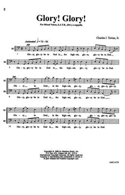 Charles J. Torian: Glory! Glory!: Gemischter Chor A cappella