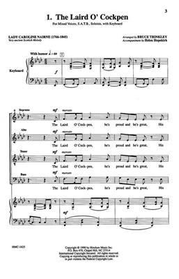 Three Scottish Love Songs: (Arr. Bruce Trinkley): Gemischter Chor mit Klavier/Orgel