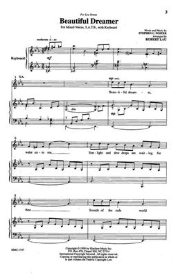 Stephen Foster: Beautiful Dreamer: (Arr. Robert Lau): Gemischter Chor mit Klavier/Orgel