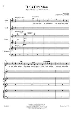 This Old Man: (Arr. David De Warrenne): Frauenchor mit Klavier/Orgel