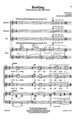 Rocking from Ex Maria Virgine: (Arr. David De Warrenne): Frauenchor mit Klavier/Orgel