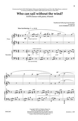 Who Can Sail Without The Wind?: (Arr. Dan Forrest): Gemischter Chor mit Klavier/Orgel