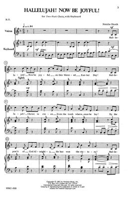 Natalie Sleeth: Halleluja! Now Be Joyful!: (Arr. Natalie Sleeth): Frauenchor mit Klavier/Orgel