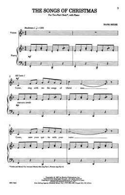 Hank Beebe: The Songs Of Christmas: (Arr. Hank Beebe): Gemischter Chor mit Klavier/Orgel