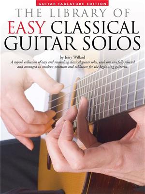 Library of Easy Classical Guitar Solos: Gitarre Solo