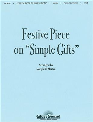 Festive Piece on 'Simple Gifts' Piano Duet: Klavier Duett