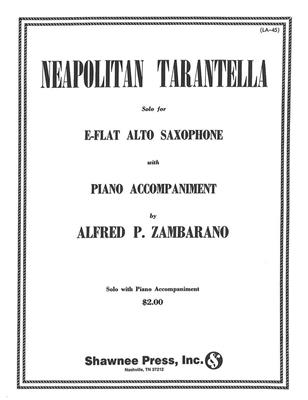 Neapolitan Tarantella Alto Saxophone/Piano: Altsaxophon mit Begleitung