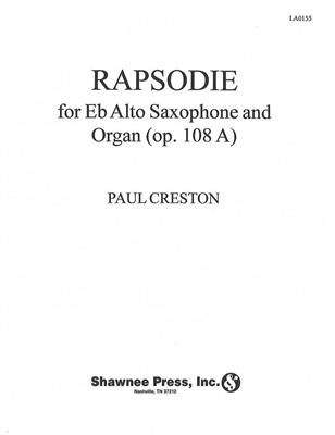Rapsodie for E Flat Alto Saxophone and Organ: Altsaxophon mit Begleitung