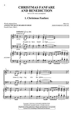 John Purifoy: Christmas Fanfare and Benediction: Gemischter Chor mit Begleitung