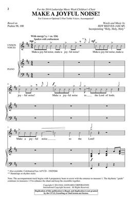Jeff Reeves: Make a Joyful Noise!: Gemischter Chor mit Begleitung