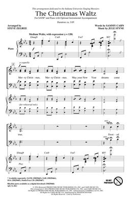 The Christmas Waltz: (Arr. Steve Zegree): Gemischter Chor mit Begleitung