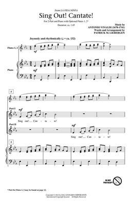 Antonio Vivaldi: Sing Out! Cantate!: (Arr. Patrick M. Liebergen): Frauenchor mit Begleitung