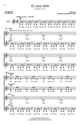 Three Jazzy Bell Carols: (Arr. Jay Rouse): Frauenchor A cappella