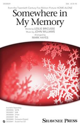 Somewhere in My Memory: (Arr. Mark Hayes): Frauenchor mit Begleitung