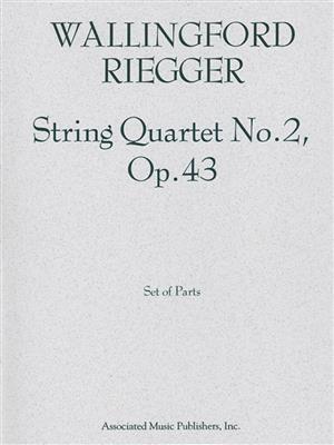 Wallingford Riegger: String Quartet No. 2, Op. 43: Streichquartett