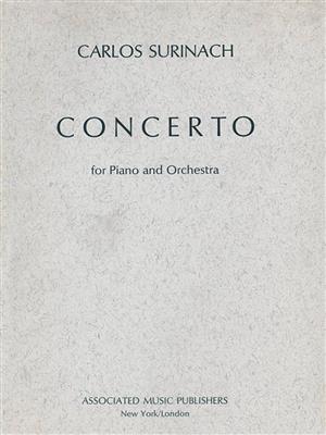 Carlos Surinach: Concerto for Piano and Orchestra (1973): Orchester mit Solo
