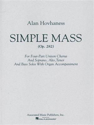 Alan Hovhaness: Simple Mass: Gemischter Chor mit Begleitung