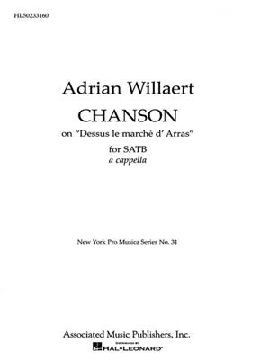 Adrian Willaert: Dessus le Marché d'Arras: (Arr. James Erb): Gemischter Chor mit Begleitung