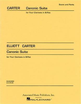 Elliott Carter: Canonic Suite: Klarinette Ensemble