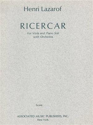 Henri Lazarof: Ricercar (1968): Orchester mit Solo
