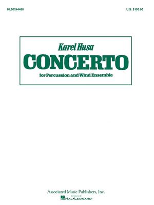 Karel Husa: Concerto for Percussion and Wind Ensemble: Kammerensemble