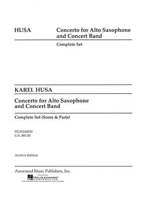 Karel Husa: Concerto for Alto Saxophone and Concert Band: Blasorchester mit Solo