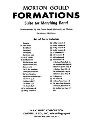 Morton Gould: Formations: Blasorchester