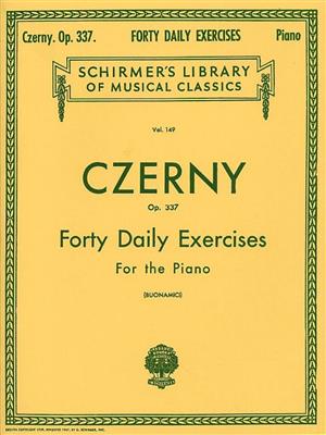 Forty Daily Exercises Op.337