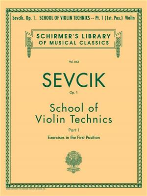 School of Violin Technics, Op. 1 - Book 1