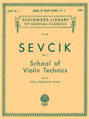 School of Violin Technics, Op. 1 - Book 3
