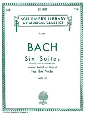 Johann Sebastian Bach: 6 Suites: Viola Solo