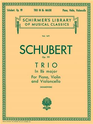 Franz Schubert: Trio in B Flat, Op. 99: Klaviertrio