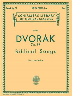 Antonín Dvořák: Biblical Songs Op.99: Gesang mit Klavier