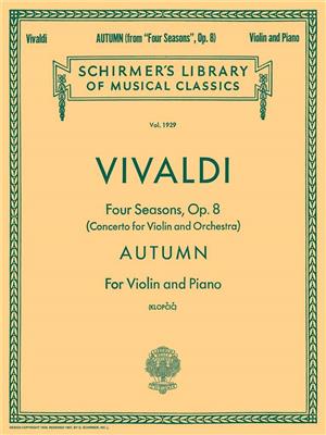 Antonio Vivaldi: Schirmer Library of Classics Volume 1929: Violine mit Begleitung