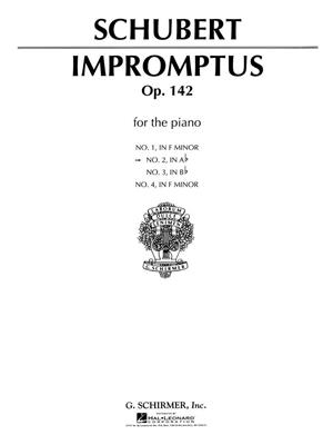Franz Schubert: Impromptu, Op. 142, No. 2 in Ab Major: Klavier Solo