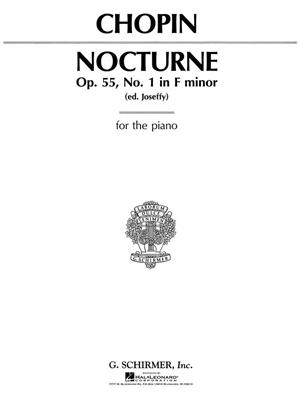 Frédéric Chopin: Nocturne, Op. 55, No. 1 in F Minor: Klavier Solo