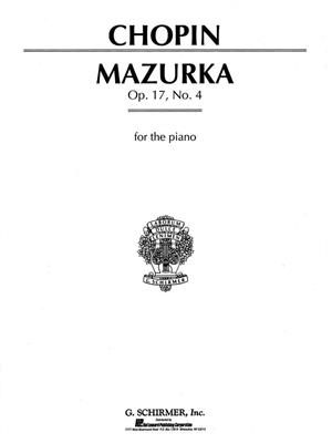 Frédéric Chopin: Mazurka, Op. 17, No. 4 in A Minor: Klavier Solo